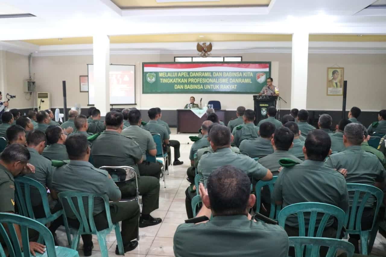 Apel Danramil dan Babinsa Kodim 05/06 Tangerang, Kapolres : TNI-Polri Netral di Pemilu 2019