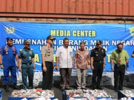 BMN hasil Sitaan Dimusnahkan, Polda Banten : TNI-Polri dan Bea Cukai Banten Selalu Bersinergi