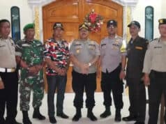 Malam Natal di Gereja Oikoumene, Kapolsek Karawaci Pimpin Langsung Pengamanan