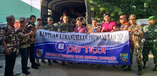 Bantu Korban Tsunami Selat Sunda Kodim 0506/TGR Gandeng FKPPI, GMP dan PERTIWI