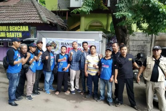 JTR Kirim Langsung Bantuan Korban Tsunami Banten