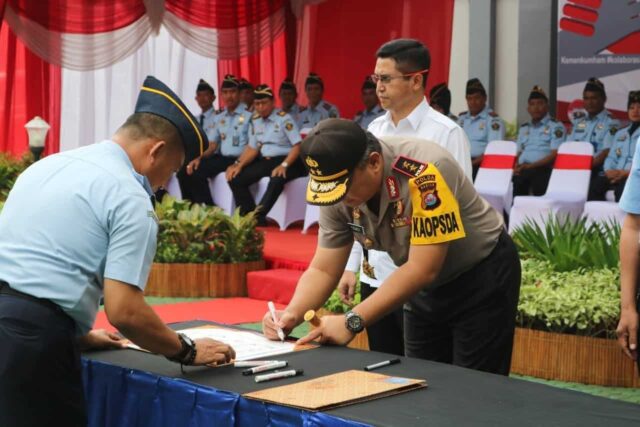 Kapolda Hadiri Janji Kinerja Kemenkumham Provinsi Banten 2019