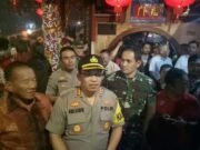 Dandim 0506 Bersama Kapolrestro Tangerang Pantau Malam Perayaan Imlek