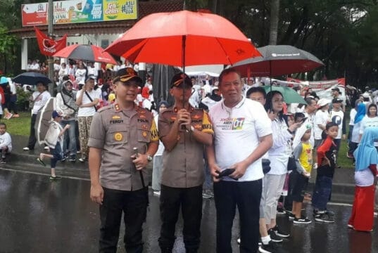 Kapolres Pimpin Pengamanan Gerak Jalan Sehat Di BSD Tangsel