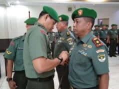 Mayor Arh Bambang EP Jabat Danramil 01/Tgr, Gantikan Mayor Arh Iman Kartiman