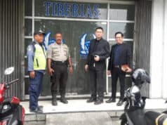 Sambangi Gereja Aiptu Purwanto Sampaikan Pesan Khamtibmas