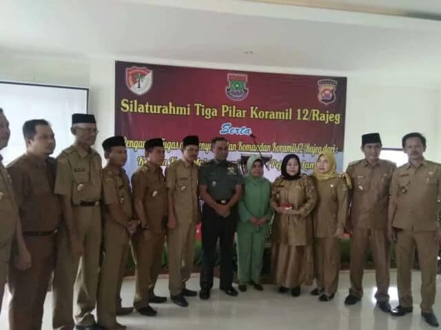 Silaturahmi dan Lepas Sambut Danramil 12/Rajeg 3 Pilar