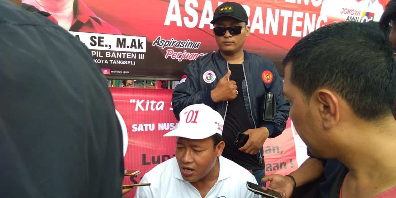 Kampanye Perdana di Kota Tangerang, TKD Klaim 70 Persen Menang