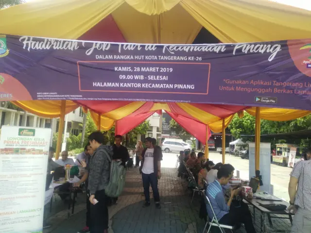 Job Fair 2019 Disnaker Kota Tangerang Berakhir di Kecamatan Pinang DisnJob Fair 2019 Disnaker Kota Tangerang Berakhir di Kecamatan Pinangaker Kota Tangerang