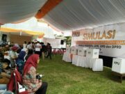 Warga Kurang Antusias Datangi TPS Simulasi KPU Kota Tangerang