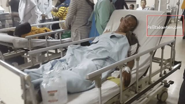 Rebutan Lahan Parkir Dengan PT, Juru Parkir Ditusuk Didepan PN Tangerang