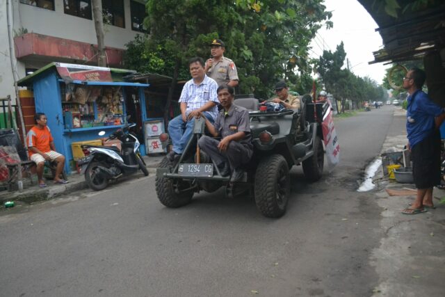 Naik Willy's, Polsek Tangerang Bersama Kelurahan Sukasari Sosialisasi PEMILU