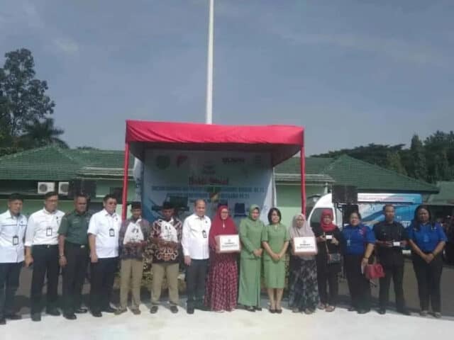 HUT Persit KCK Ke- 73 Bersama Kementerian BUMN Gelar Bhakti Sosial