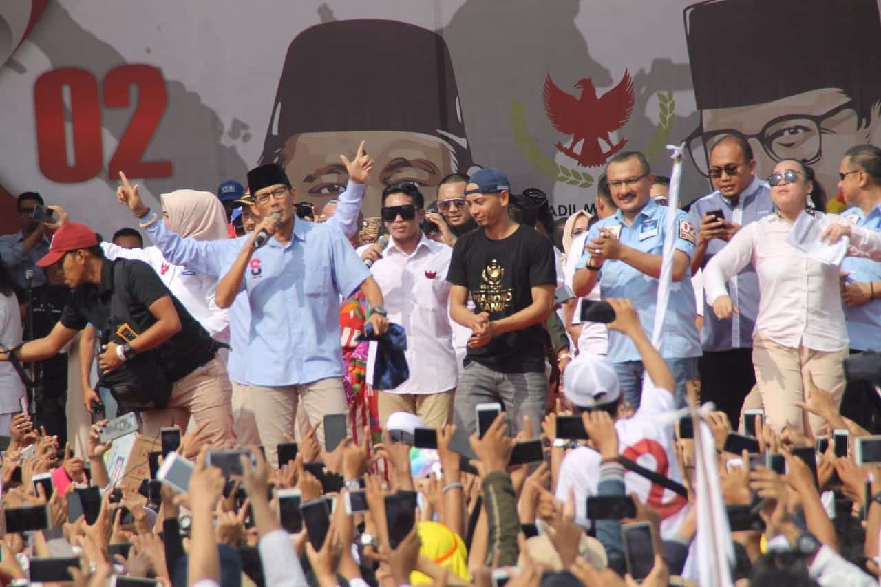 Kampanye Akbar Prabowo-Sandi di Kota Tangerang