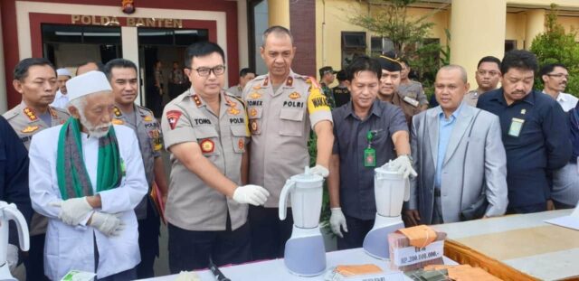 Polda Banten Ungkap Kasus Narkotika Jaringan Internasional