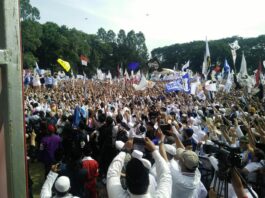 Di Kota Tangerang Kampanye Akbar Prabowo - Sandi Dibanjiri Puluhan Ribu Massa