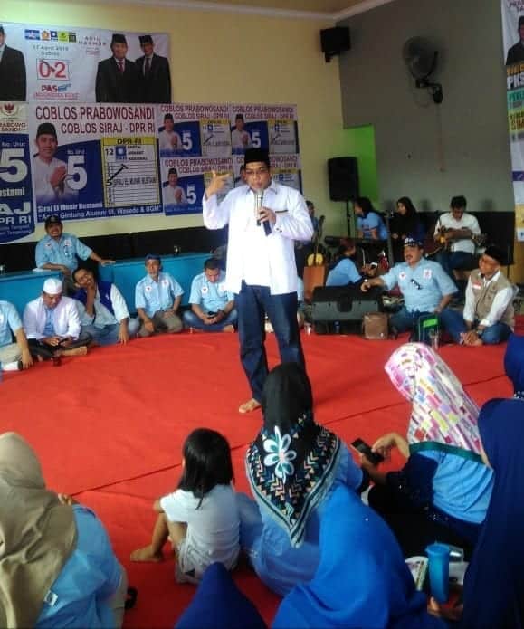 Kampanye Terbuka, Rispanel Arya Ajak Warga Curug Menangkan Prabowo-Sandi