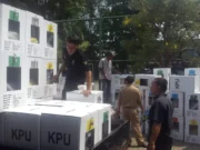 Perlengkapan Pemilu Mulai Didistribusikan Wilayah Kecamatan Tangerang