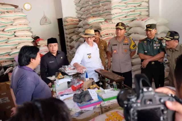 Sidak Pasar Rau, Wahidin Halim Harga Bahan Pangan Relatif Stabil
