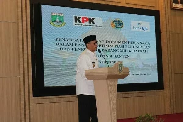 Gandeng KPK, Gubernur Banten Tertibkan Aset Tanah Untuk Tingkatkan PAD