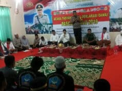 Pemilu Aman, Polsek Jatiuwung Gelar Tasyakuran dan Deklarasi Damai