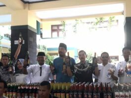 OTT Satpol PP Kota Tangerang, Ribuan Miras Berhasil Disita