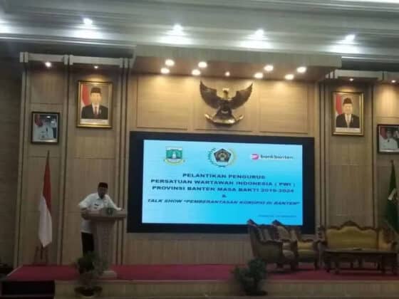 Pengurus PWI Banten Periode 2019-2024, Resmi Dilantik Ketum PWI Pusat