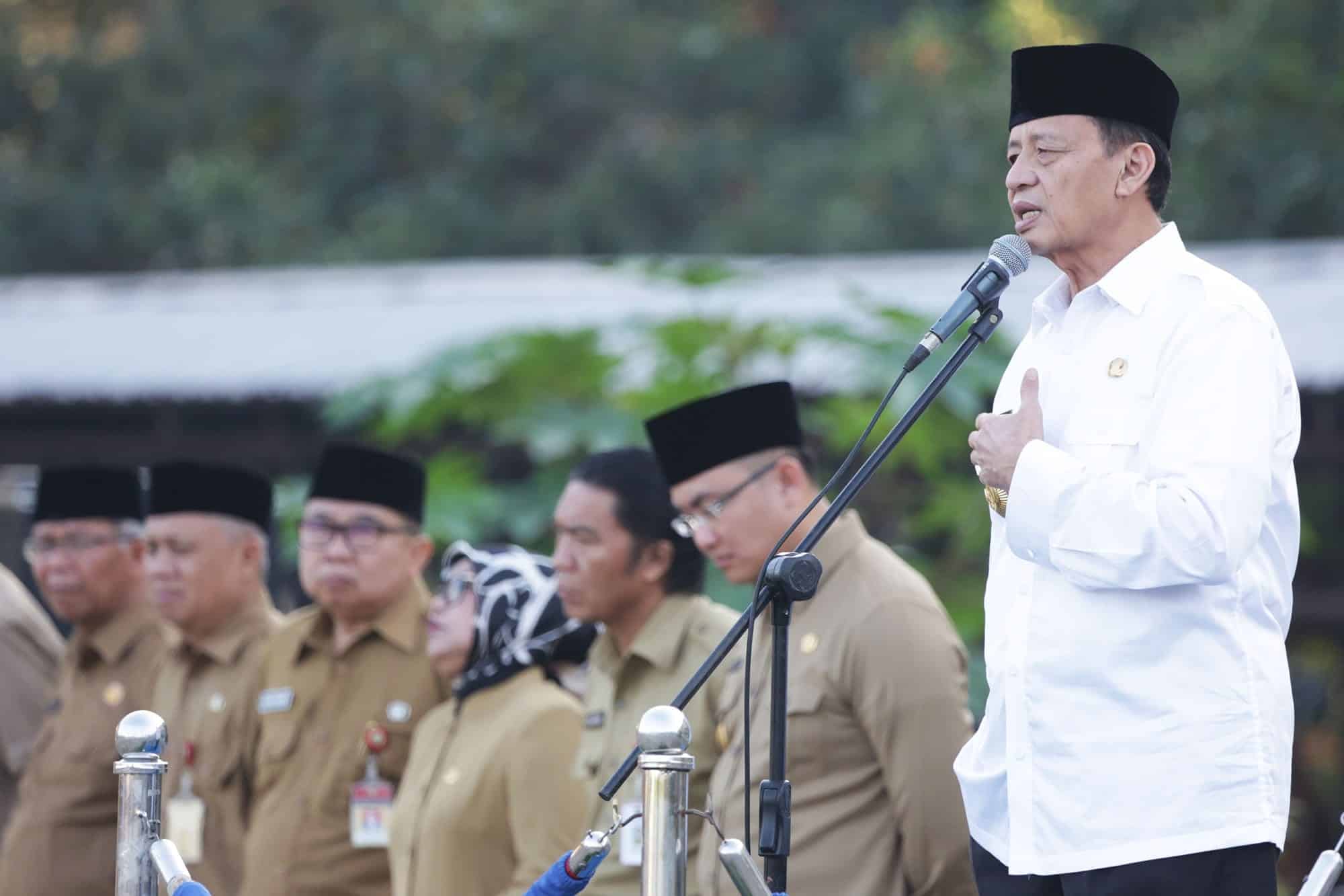 ASN, Gubernur dan Wagub Banten Berhalal Bihalal