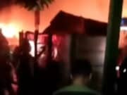 Petasan Jadi Penyebab Kebakaran Lapak Madura di Tangsel