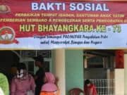 Baksos Polsek Pakuhaji Rangkaian Peringatan HUT Bhayangkara ke-73