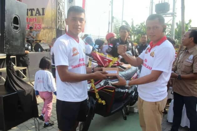 Gelar Sepeda Santai, Polres Tangsel Meriahkan Hut Bhayangkara Ke 73