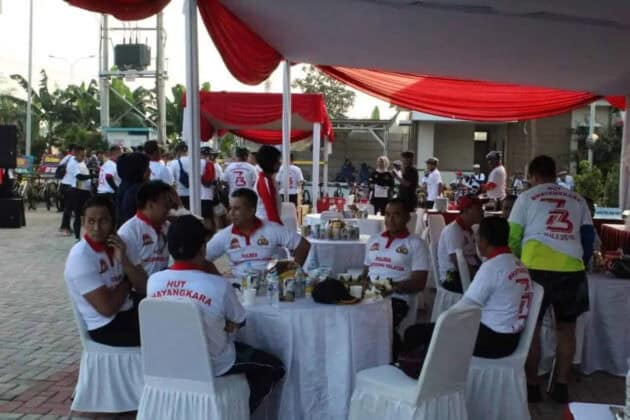Gelar Sepeda Santai, Polres Tangsel Meriahkan Hut Bhayangkara Ke 73