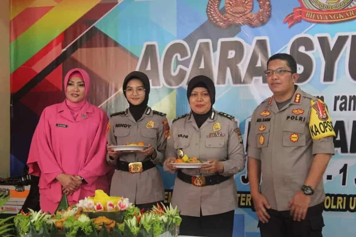 Ulang Tahun Polri ke- 73, Polrestro Tangerang Kota Gelar Syukuran