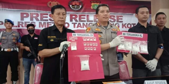 3 Pelaku Narkotika Ditangkap di Tiga Tempat Berbeda di Tangerang