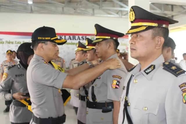 Polresta Bandara Soetta Gelar Sertijab Kabag Ops & Kasat Intelkam