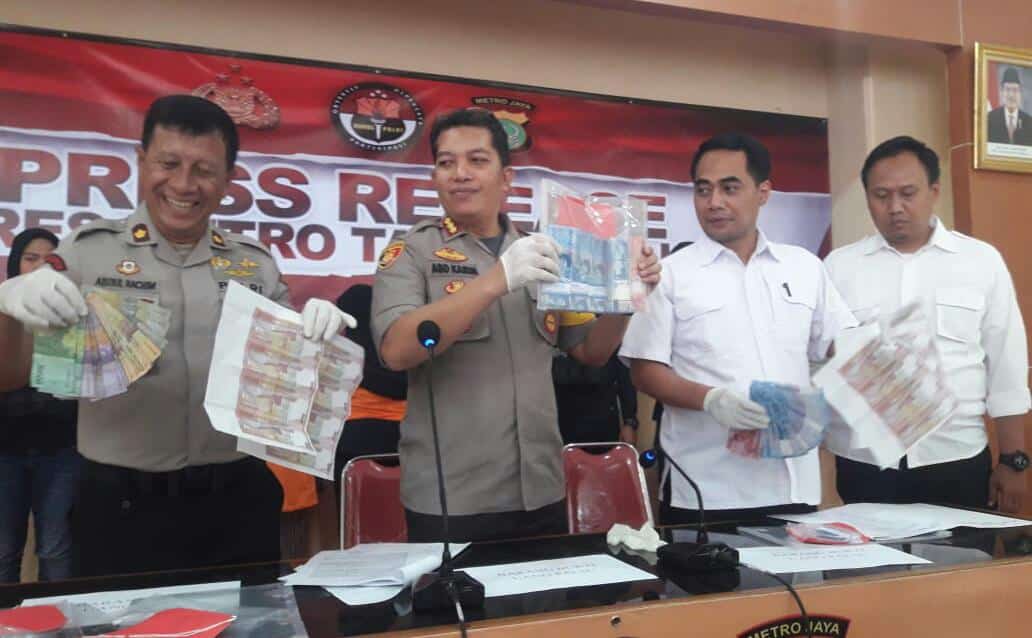 Pengedar Uang Palsu Ditangkap Polisi di Tangerang