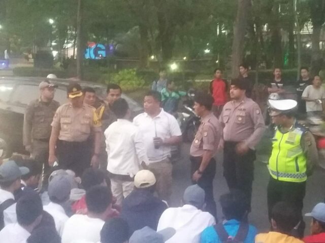 Antisipasi Tawuran, Kapolsek Tangerang Ayomi Ratusan Pelajar