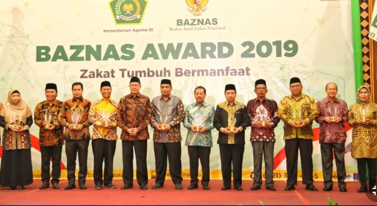Provinsi Pendukung Kebangkitan Zakat, Banten Dianugrahi Baznas Award 2019