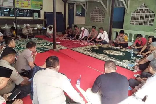 Pererat Silaturahmi, Polsek Jatiuwung Gelar Doa dan Dzikir Bersama