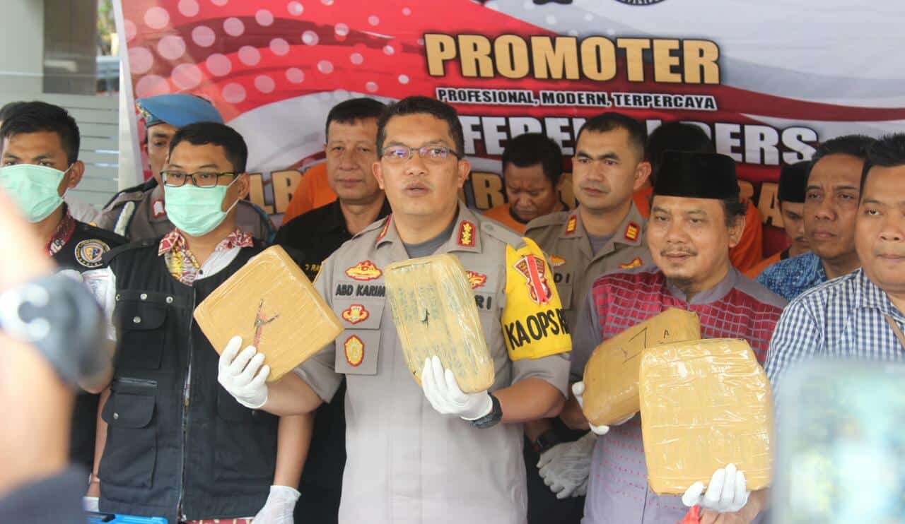 BB Pengungkapan Kasus Narkotika di Tangerang Dimusnahkan