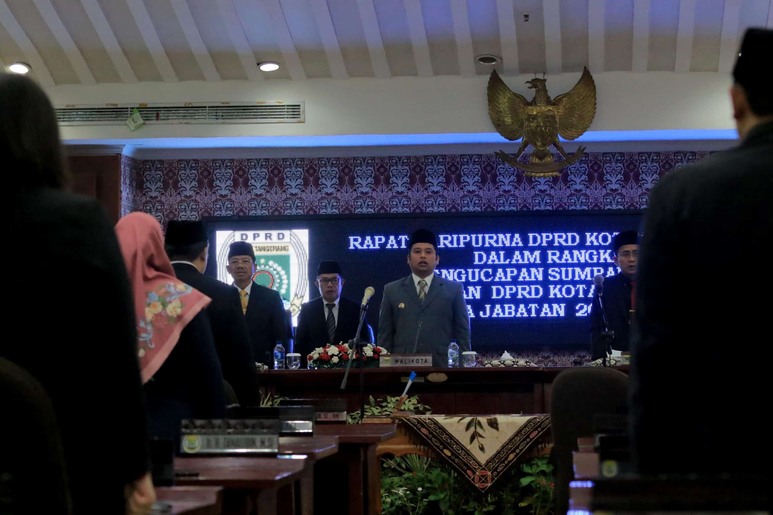 Pimpinan DPRD Kota Tangerang Dilantik, Walikota: Tetap Sinergi Membangun Kota