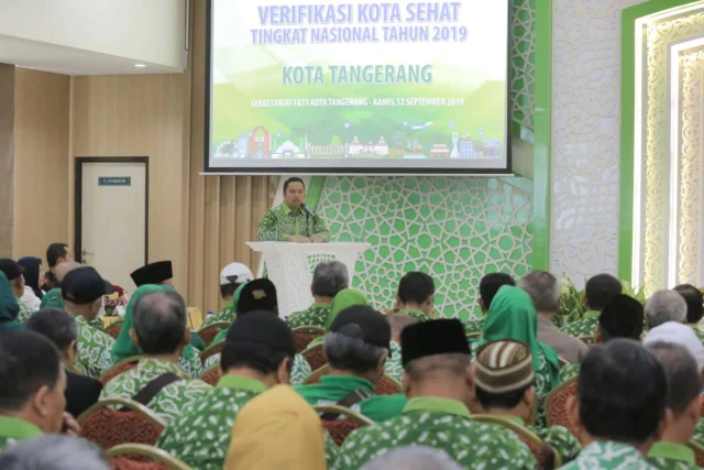Kedatangan Tim Verifikasi Kota Sehat 2019, Kota Tangerang Optimis