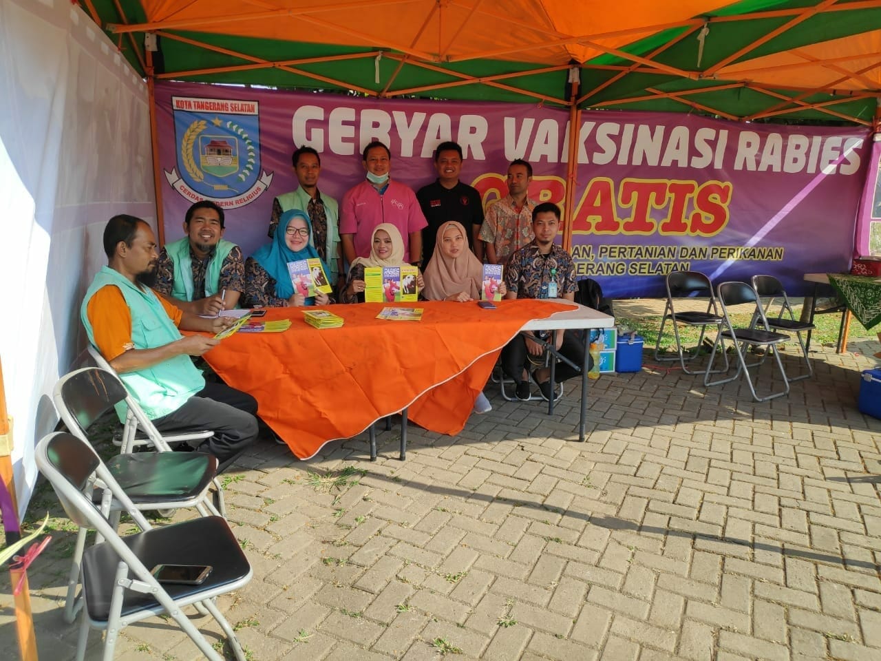 Cegah Rabies, Puskeswan Tangsel Vaksinasi Gratis di 7 Kecamatan