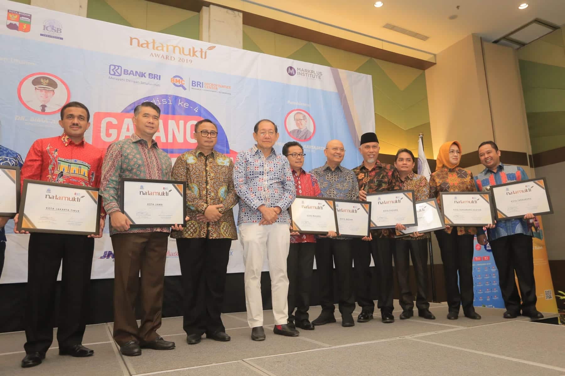 Pemkot Tangerang Raih Penghargaan Natamukti 2019