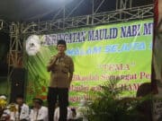 Jalin Kedekatan, Wakapolsek Karawaci Hadiri Maulid Nabi di Nambo Jaya