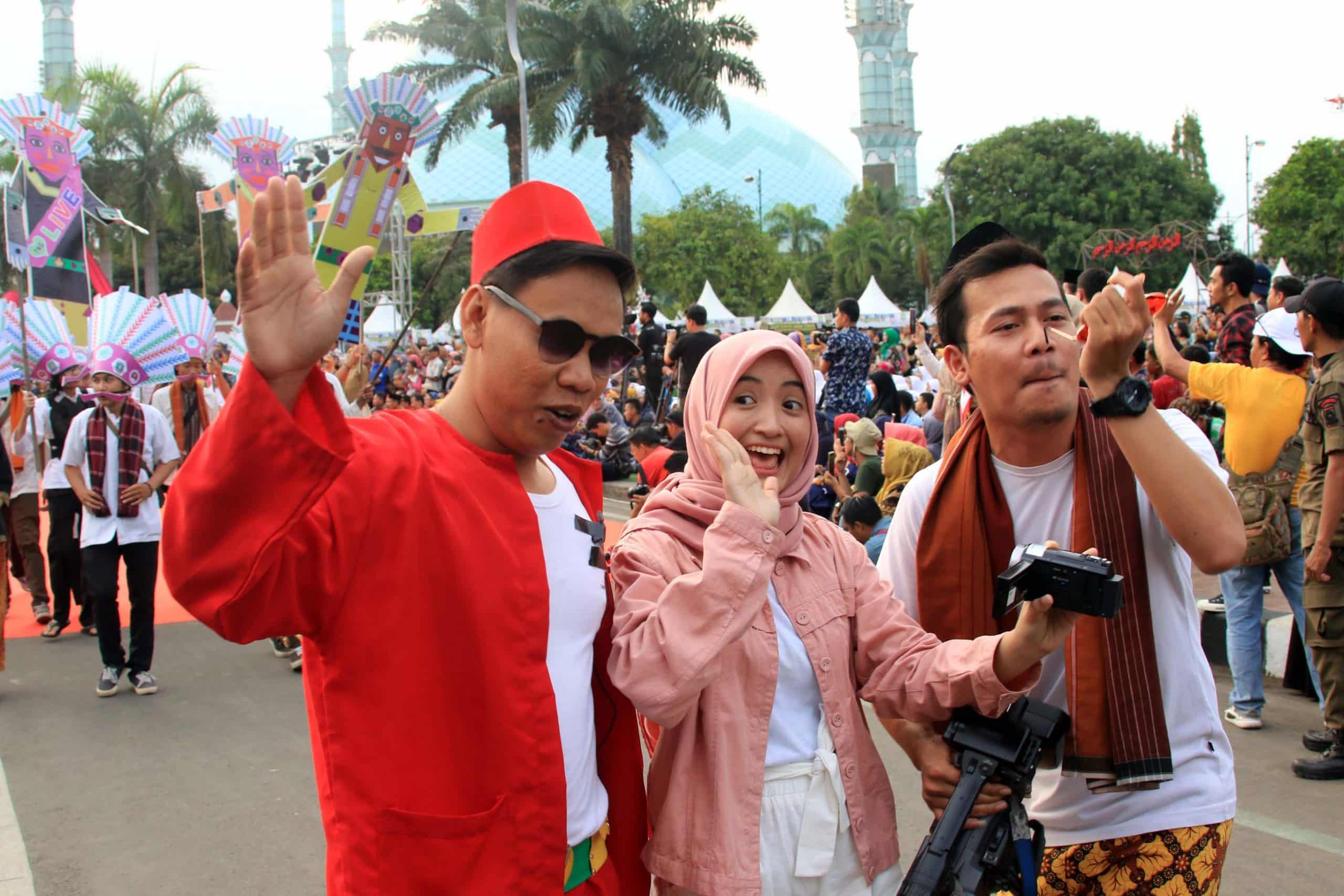 Aboh Jasa Ngevlog Bareng Arafah di Festival Budaya Nusantara