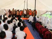 Kunjungi Sekolah Darurat, Masduki: Apapun yang Terjadi Belajar Tetap Nomor Satu