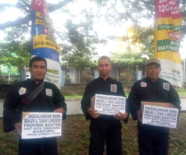Perguruan Silat Setia Hati Terate Galang dana Bantu Lebak