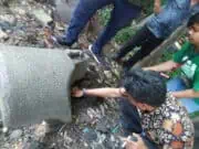 DISBUDPAR Temukan Artepak "SUIKERMOLEN" Di Tepi Sungai Cisadane