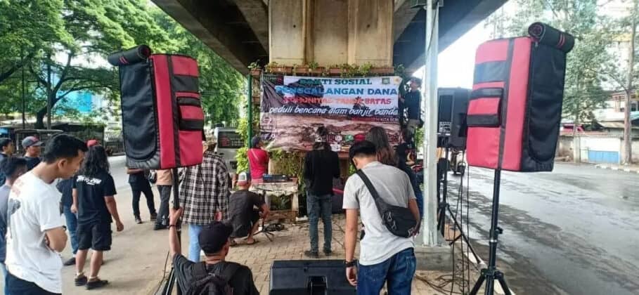 Komunitas Se-Tangerang Gelar Aksi Solidaritas Untuk Bencana Alam Lebak